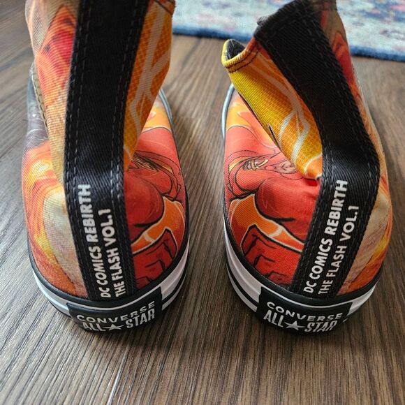 Converse All-Star High Tops Mens 10 DC Comics Rebirth The Flash Vol. 1 Womens 12 - Picture 5 of 7